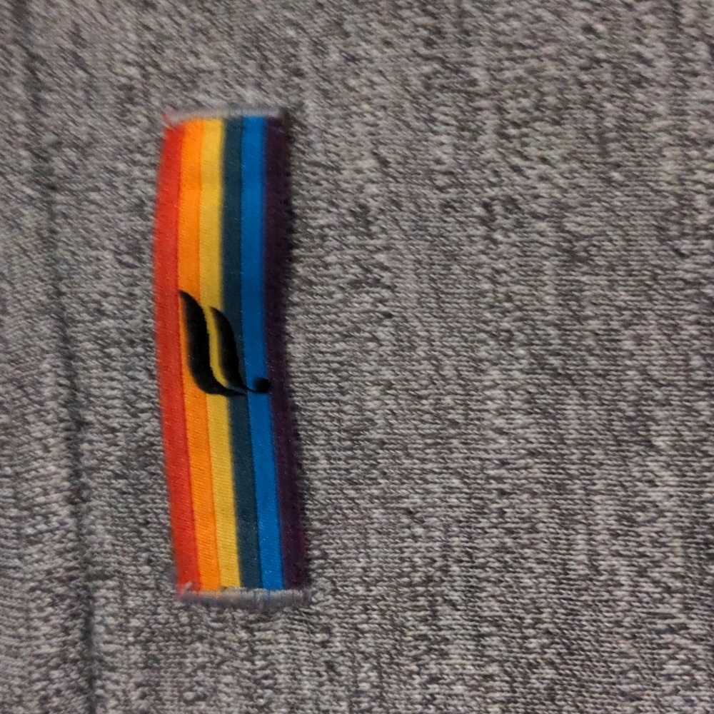 Rainbow Fabletics Mens Gray Tank LGBTQ+ XXL Limited Edition PRIDE